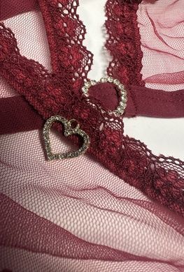 Комплект Passion BELISSANA SET burgundy S