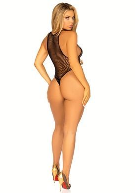 Боді-сітка Leg Avenue Net snap crotch tank bodysuit Black, One Size