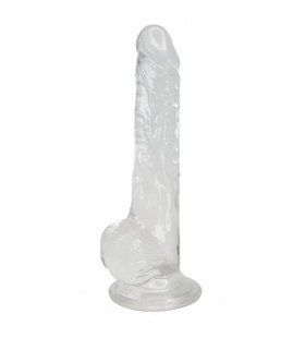 Прозорий фалоімітатор Alive Jelly Dildo Lusty з присоскою SO5553 фото