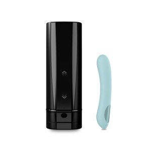 Мастурбатор + стимулятор точки G Kiiroo Onyx+ and Pearl 2+ Couple Set Turquoise SO8400 фото