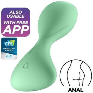 Анальна пробка з вібрацією Satisfyer Trendsetter Green SO6731 фото