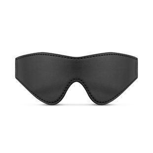 Маска Bedroom Fantasies Faux Leather Blindfold чорна SO8824 фото