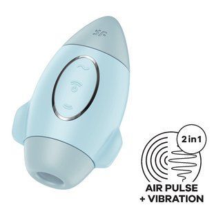 Вакуумний стимулятор Satisfyer Mission Control Blue SO8969 фото