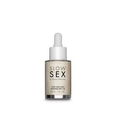 Сухое масло-шимер для волос и тела Bijoux Indiscrets Slow Sex SO5899 фото
