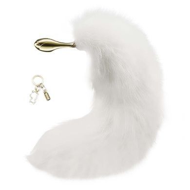 Анальна пробка з лисячим хвостом LOCKINK Tail Anal Rose SX0866 фото