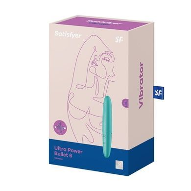 Мини вибратор Satisfyer Ultra Power Bullet 6 Turquoise SO5434 фото