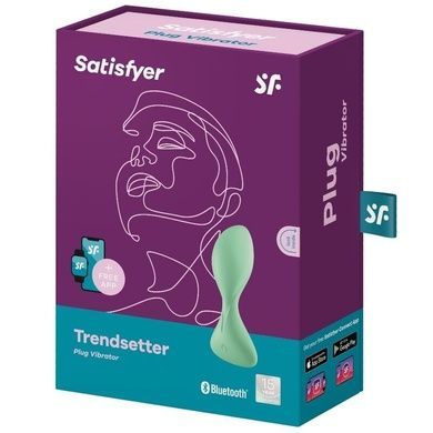 Анальна пробка з вібрацією Satisfyer Trendsetter Green SO6731 фото