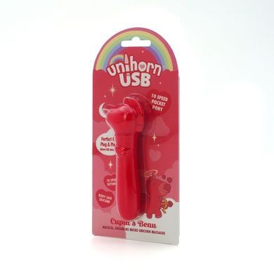 Вібратор-єдиноріжка Unihorn USB Bullet - Cupid's Beau, віброкуля, USB-зарядка SX2861 фото