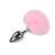 Анальна пробка з хвостом Alive Fluffy Plug L Pink SO6319 фото