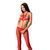 Відкритий бодістокінг Passion BS080 red One size