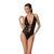 Боди с очень глубоким декольте Passion DARYL BODY XXL/XXXL, black