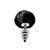 Анальная пробка с хвостом Alive Fluffy Twist Plug M Black SO6309 фото