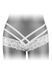 Еротичні трусики з мереживом і перехресними гумками Fashion Secret ANNE One Size білі