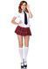 Эротический костюм школьницы Leg Avenue Private School Sweetie M, рубашка, юбка, галстук, оправа