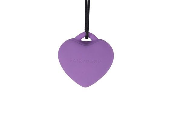 Минивибратор сердечко FairyGasm PleasureStone violet SX0646 фото