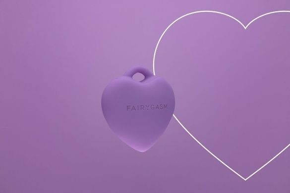 Минивибратор сердечко FairyGasm PleasureStone violet SX0646 фото