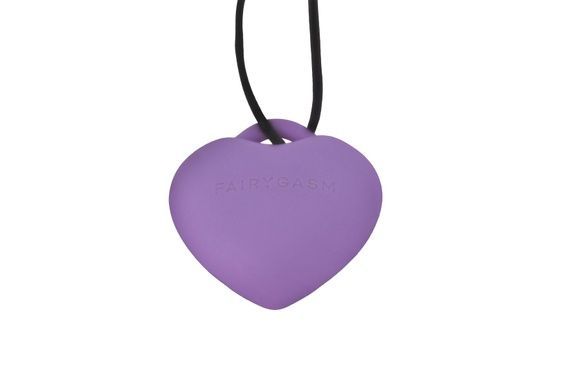 Минивибратор сердечко FairyGasm PleasureStone violet SX0646 фото