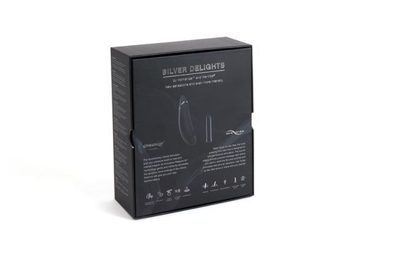 Набор Silver Delights Collection: Womanizer Premium и We-Vibe Tango SO8759 фото