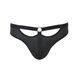 Мужские слипы с вырезами Passion 041 SLIP JOE XXL/XXXL Black, экокожа, открытые ягодицы