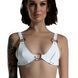 Ліф з натуральної шкіри Feral Feelings - Bikini Top White