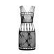Бодістокінг мінісукня з метеликами Passion BS090 One Size black