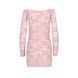 Прозорий пеньюар з довгим рукавом Passion YOLANDA CHEMISE XXL/XXXL, pink, трусики