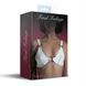 Ліф з натуральної шкіри Feral Feelings - Bikini Top White