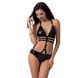 Боди монокини под латекс Passion Exclusive LAMIS BODY S/M, black