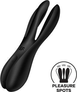 Кліторальний вібратор Satisfyer Threesome 2 Black SX1214 фото