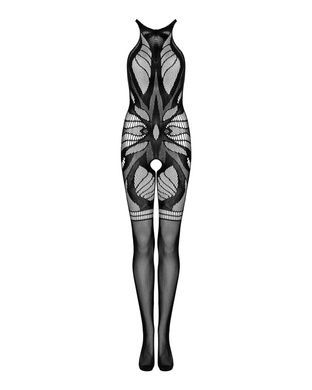 Сетчатый бодистокинг без рукавов Obsessive Bodystocking G331 S/M/L, black, с доступом