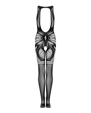 Сетчатый бодистокинг без рукавов Obsessive Bodystocking G331 S/M/L, black, с доступом