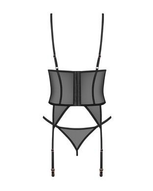 Корсет Obsessive Euridia corset & tanga M/L