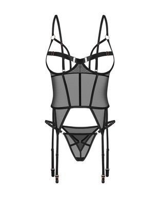 Корсет Obsessive Euridia corset & tanga M/L