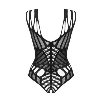 Боді з великими вирізами Obsessive B139 crotchless teddy S/M/L, з доступом