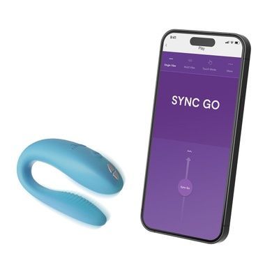 Смарт-вибратор для пар We-Vibe Sync GO Turquoise SX0528 фото