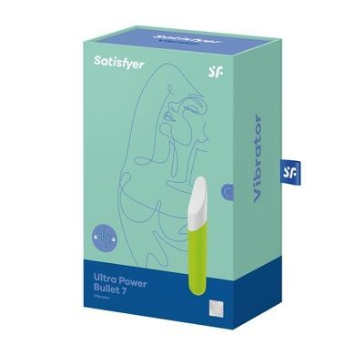 Мини вибратор Satisfyer Ultra Power Bullet 7 Green SO5435 фото