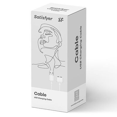 Зарядка для игрушек Satisfyer USB charging cable White SO2868 фото