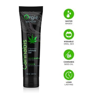 Їстівний лубрикант Orgie Lube Tube Конопля 100мл SX1511 фото