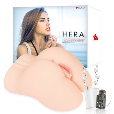 Мастурбатор Kokos Hera Hip Real 2WayPlus с вибрацией SO2482 фото