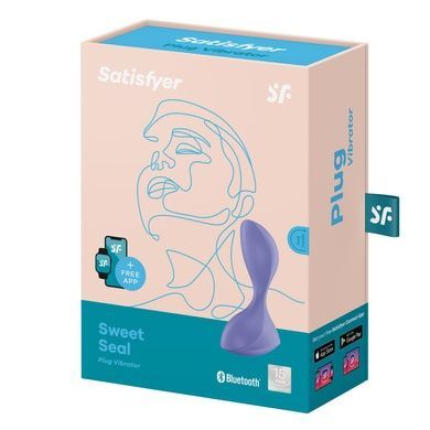 Анальна пробка з вібрацією Satisfyer Sweet Seal Lilac SO6732 фото