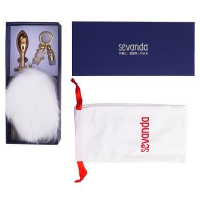 Анальная пробка с кроличьим хвостом LOCKINK Tail Anal Rose SX0867 фото