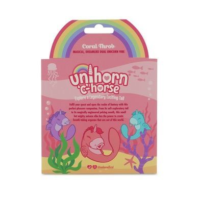 Вибратор-единорожка Unihorn &ndash; C Horse &ndash; Coral Throb, вагинально-клиторальная стимуляция SX2862 фото
