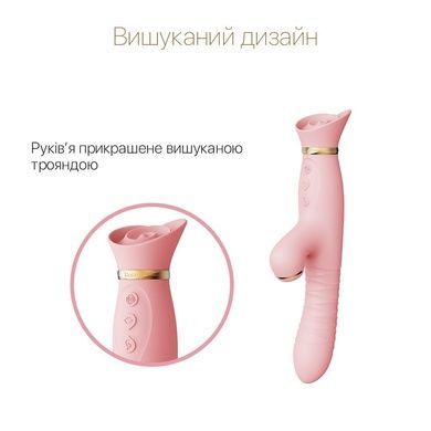 Пульсатор-вибратор Zalo ROSE Thruster Strawberry Pink SO6682 фото