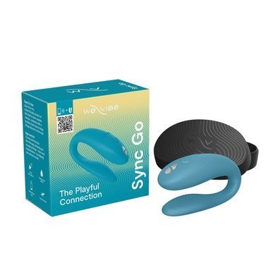 Смарт-вибратор для пар We-Vibe Sync GO Turquoise SX0528 фото