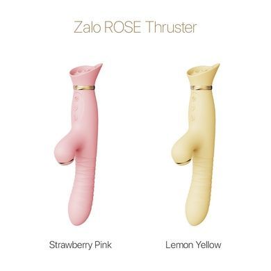 Пульсатор-вибратор Zalo ROSE Thruster Strawberry Pink SO6682 фото