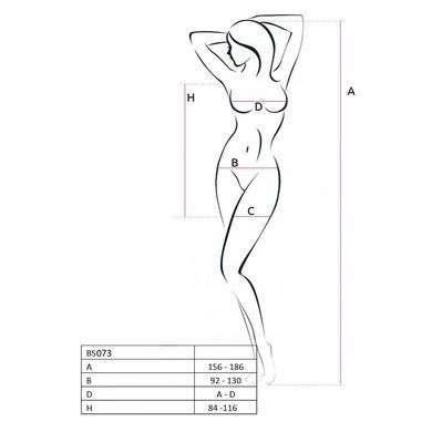 Відверта сукня-сітка Passion BS073 red One size