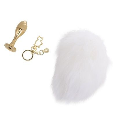 Анальная пробка с кроличьим хвостом LOCKINK Tail Anal Rose SX0867 фото