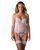 Корсет Obsessive Alissium corset & thong, XL/2XL, гнучкі кісточки, відкрита спина, стрінги в комплек