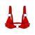 Ліф класичний Feral Feelings - Bikini Top Red Trasparent