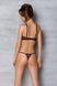 Эротический комплект Passion MARINA SET WITH OPEN BRA, S/M, black, открытые чашки